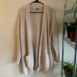 Chenille cardigan